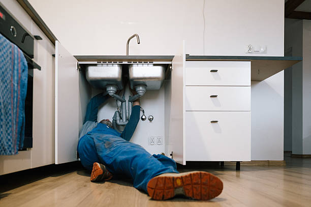 Professional Plumbing technician working in Spring Grove, IL